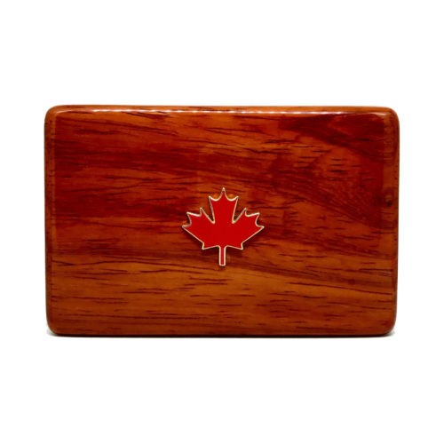 Canadian Maple Leaf Business Card Box