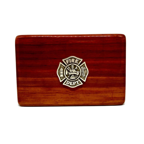 Fireman's Cross Business Card Box – Metallic