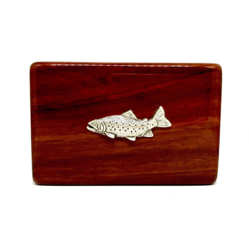 Trout Fishing Business Card Box