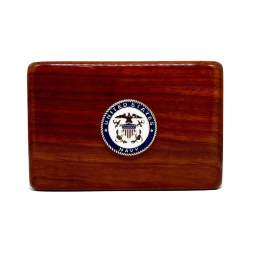 Navy Business Card Box – 1" Color