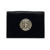 Fireman's Cross Business Card Case - Black