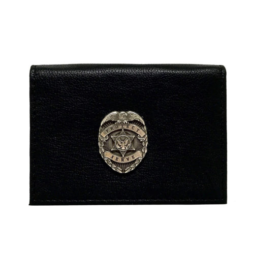 Law Enforcement Business Card Case - Silver