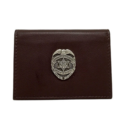 Law Enforcement Business Card Case - Silver - Image 2