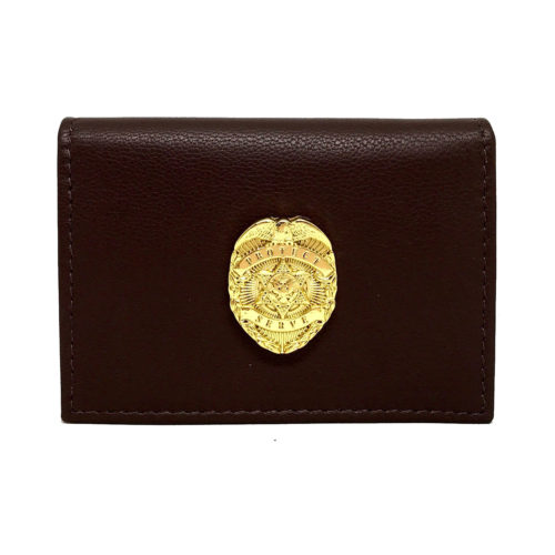 Law Enforcement Business Card Case - Gold - Image 2